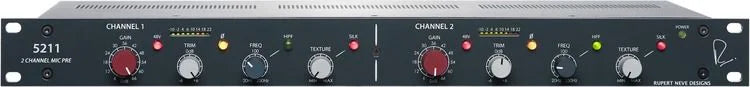 Rupert Neve Designs 5211 2-channel Microphone Preamp Outboard (19" Rackmount Mic Preamps + Processors)