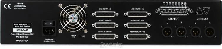 Rupert Neve Designs 5059 Satellite Summing Mixer Outboard - Shelford Edition - Image 3